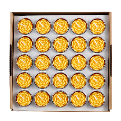 酥油灯100粒4小时供佛蜡烛莲花灯