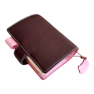 草莓巧克力活页本A7学生记账手账本小红书同款加厚日记高颜值简约