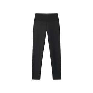 森马休闲裤女加绒九分鲨鱼裤高弹2024冬季新款黑色打底裤修身百搭