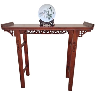 供桌佛台家用实木案几仿古条桌简约香案中式婚礼桌椅玄关条几条案