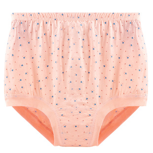 女士中老年人内裤汗布纯棉老太太宽松加肥加大码老人三角内裤高腰