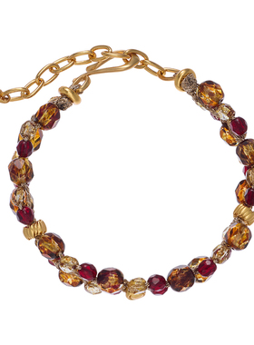 MONSECRET棕榈辉光双排新年手链