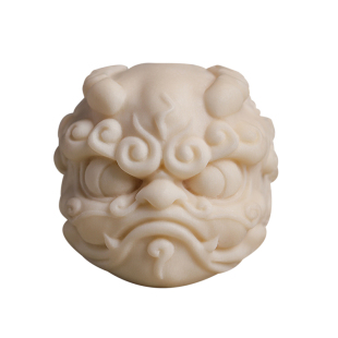 鹿角雕刻小龙麒麟配珠星月菩提手串散珠隔珠文玩手工diy配件吊坠