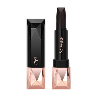 正品施华碧蓝色妖姬两面三色变色黑口红保湿不脱色不沾杯淡化唇纹