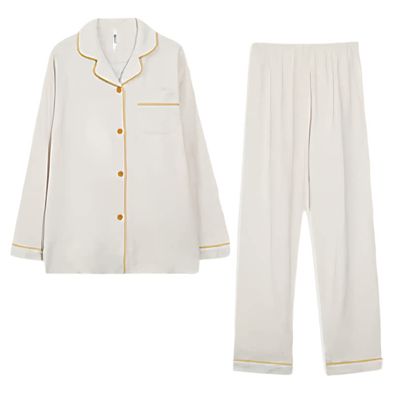 红豆轻薄梭织棉女居家服睡衣套装