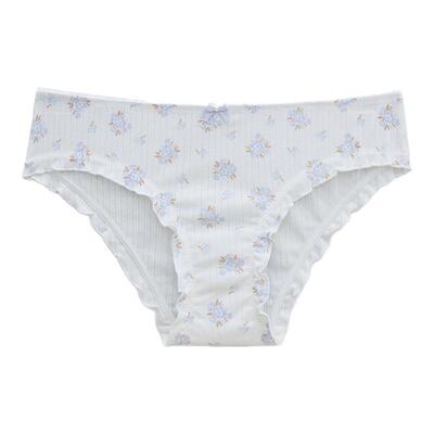 全店任选【128元5条】68内裤女甜美印花低腰包臀抑菌三角裤纯棉裆