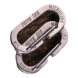 niteize奈爱迷你登山扣不锈钢钥匙扣快挂扣多功能户外edc小号