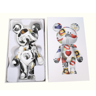 星际熊年年有余水墨风办公桌面摆件公仔玩偶精美礼盒生日礼物