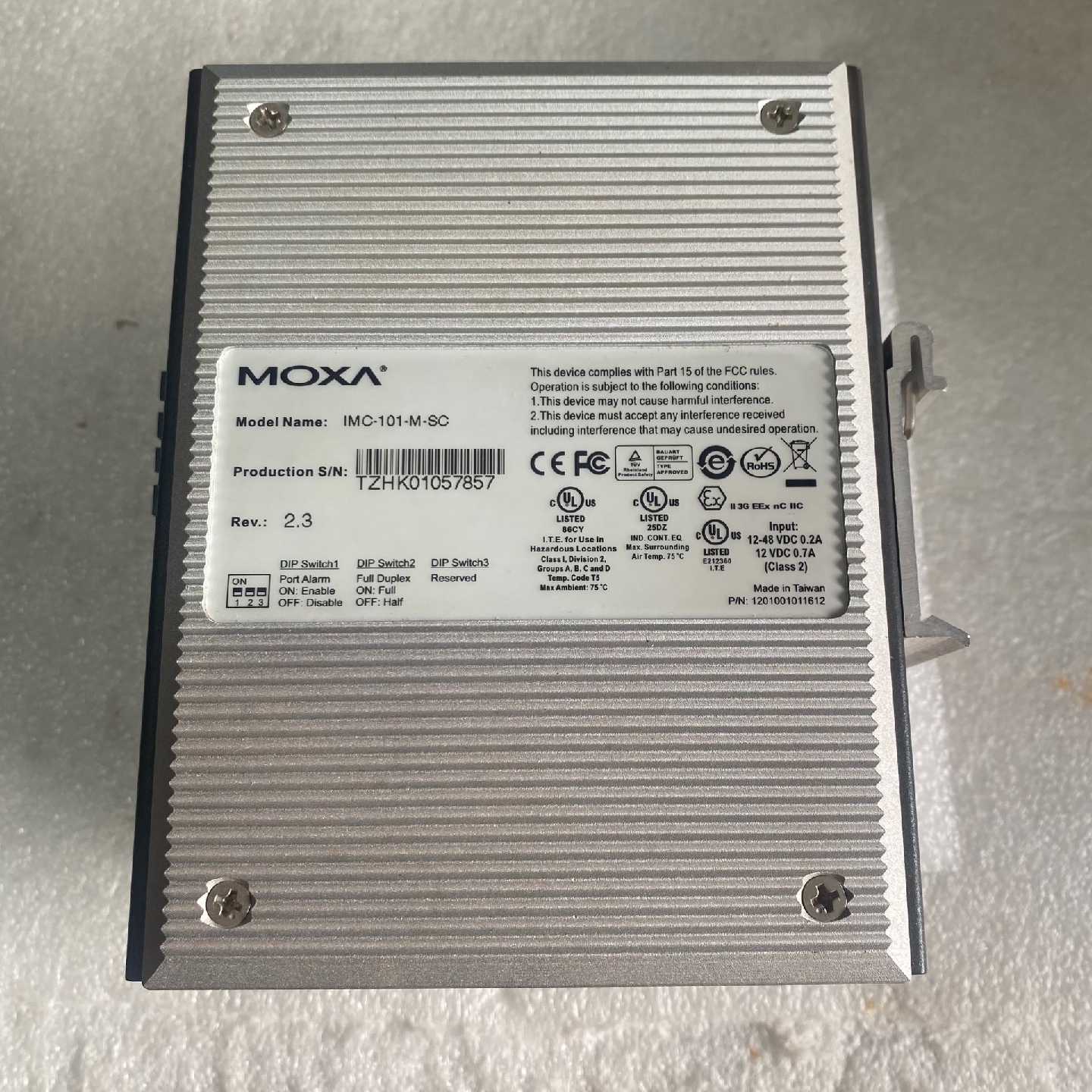 摩莎IMC101MSC多模工业级光电转换器功