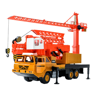 可升降大号塔吊车儿童玩具男孩3到6岁女孩起重机模型工程汽车吊车