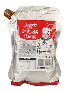 大喜大1kg整箱韩式部队锅底料