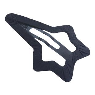 黑色五角星布艺bb夹刘海夹少女简约边夹可爱后脑勺碎发夹子发卡子