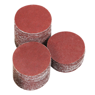 1寸植绒砂纸打磨片自粘式