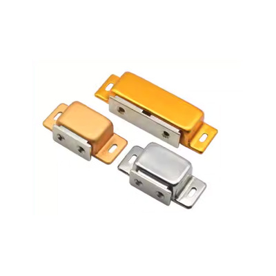 MGCE1/MGCE1S/MGCE2金色磁力扣 方形铝合金超强磁吸 柜门吸