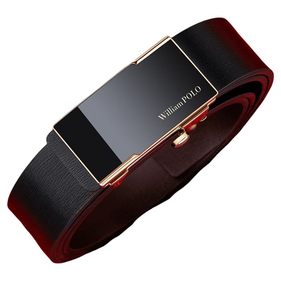 英皇保罗男真皮百搭内穿腰带