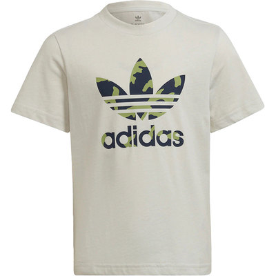 阿迪达斯三叶草小童运动短袖T恤