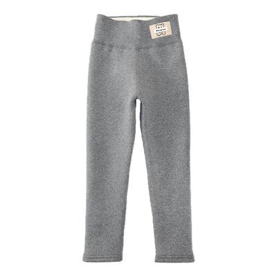 女童加绒打底裤冬季保暖裤