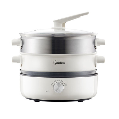 美的多功能料理锅电煮锅分体式家用电火锅蒸煮炒煎一体炒锅烤肉机