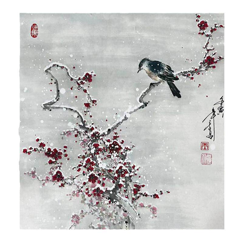 装饰画收藏品卷轴挂画实木框装裱