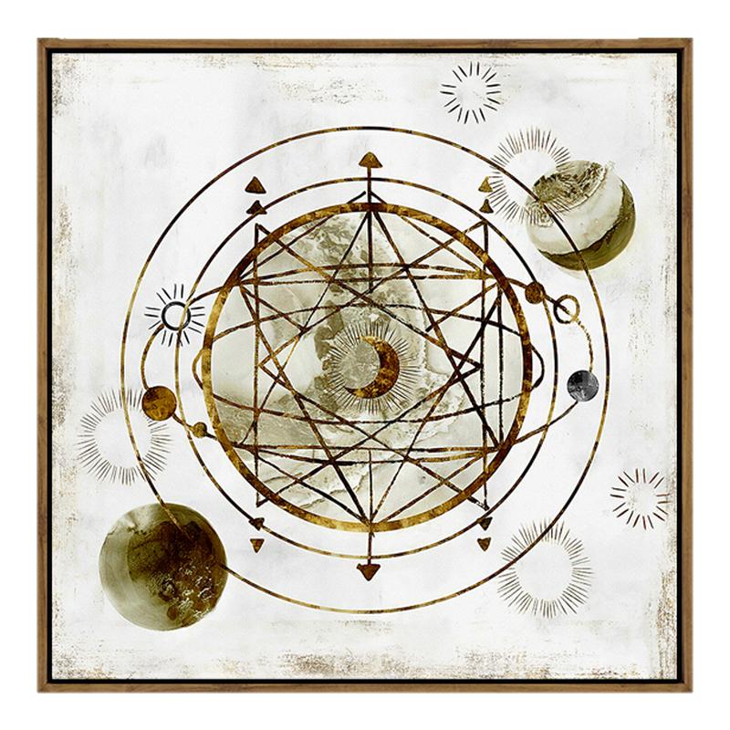 星座创意艺术星空太阳月亮宇宙