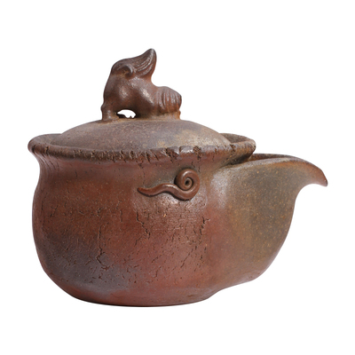 日本备前烧作者柴冈宏和手作宝瓶