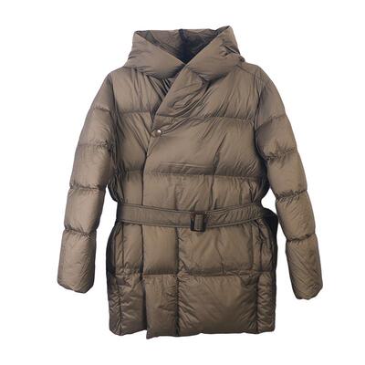 新收腰御寒羽绒服女90白鸭绒