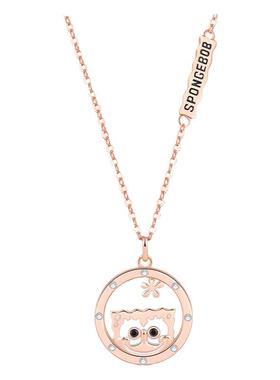 vana海绵宝宝项链女小众设计感