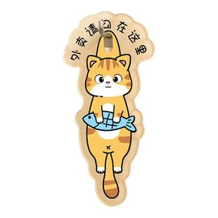 外卖放门口指示牌挂钩挂餐神器置物架放置台这里快递区请挂入户门装饰门外收架子门上门牌号挂件处墙上提示贴