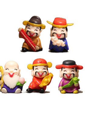 散货小号新年公仔塑料人偶模型