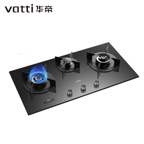 华帝灶具i10503大火力三眼嵌入式燃气灶定时灶具家用厨房三头灶台
