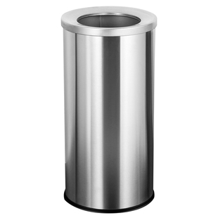 不锈钢圆形垃圾桶立式酒店环卫大堂室外宾馆灭烟电梯口烟灰缸户外