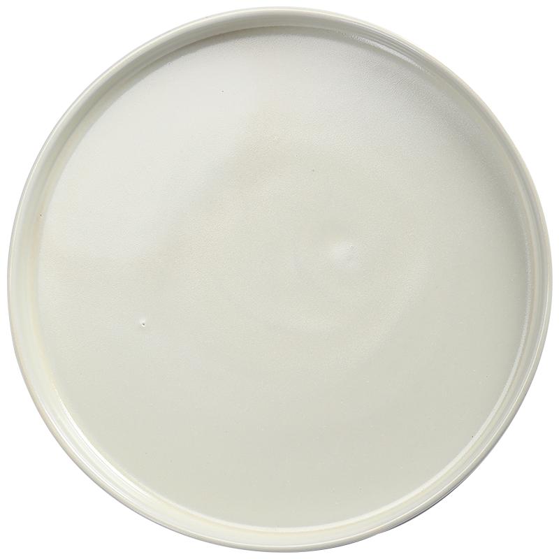 圆形陶瓷茶盘干泡盘家用茶托托盘