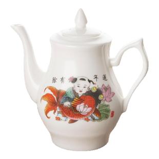 陶瓷油壶装油壶酱壶醋壶厨房家用骨瓷灌油瓶半斤酒壶半斤油壶