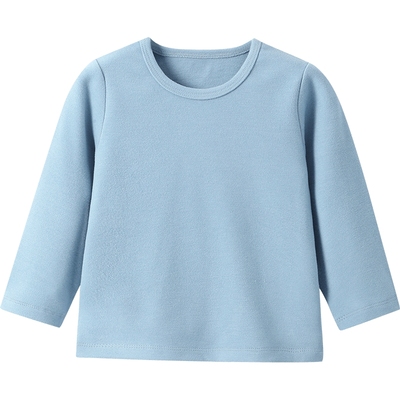 宝宝德绒打底衫秋冬保暖上衣冬季