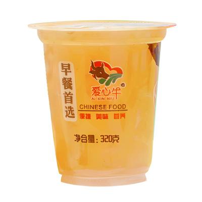 爱心牛杯装营养早餐速食粥免煮小米八宝粥即食银耳羹黑米粥批发