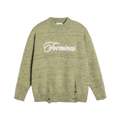 FORNINES刺绣针织毛衣