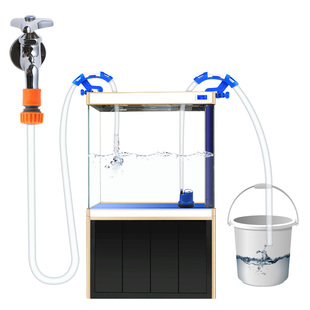 鱼缸换水管软管手动换水器套装水族箱进出水管抽水管子鱼缸加水管
