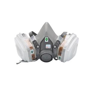 3M防毒面具喷漆6200防尘防毒面罩甲醛化工有机气体工业粉尘滤毒盒