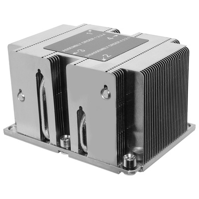 青梅被动式2U服务器散热器