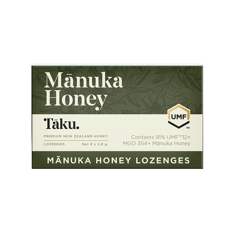 taku新西兰麦卢卡蜂蜜UMF12+MGO354+润喉糖(22.4g)纯正天然进口