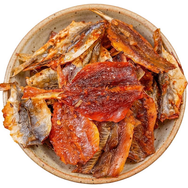 即食香烤手撕鱼干鱼片