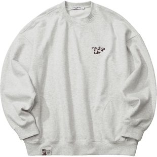 【新年款】nautica×POPMART泡泡玛特KUBO联名印花圆领卫衣