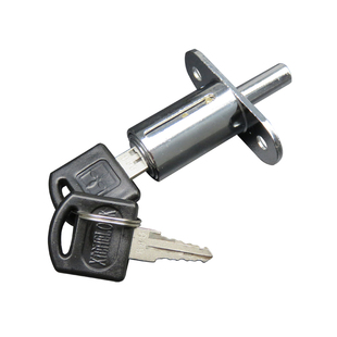 春塑卫生间阳台钛合金移门钥匙插销锁 平移推拉木门铝纱窗限位锁