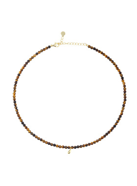 ZIVGREY美拉德虎眼石水滴项链