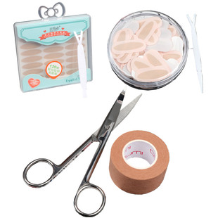 戏曲化妆品大号剪刀蕾丝隐形双眼皮贴美目贴花旦小姐旦角化妆胶带