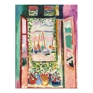 开着的窗户 Henri Matisse 马蒂斯装饰画 艺术画野兽派电表箱画