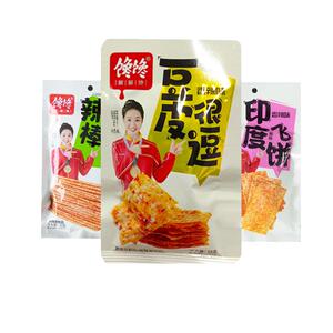 馋馋印度飞饼辣棒豆皮好吃解馋追剧网红休闲小零食批发