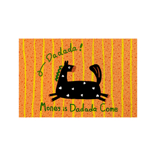 鹿小调多巴胺马年入户丝圈地垫新年进门垫可爱除尘防滑脚垫可定制