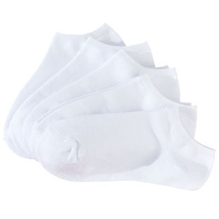 儿童舞蹈袜芭蕾舞短袜女白色棉船袜运动练功考级袜拉丁跳舞防滑袜