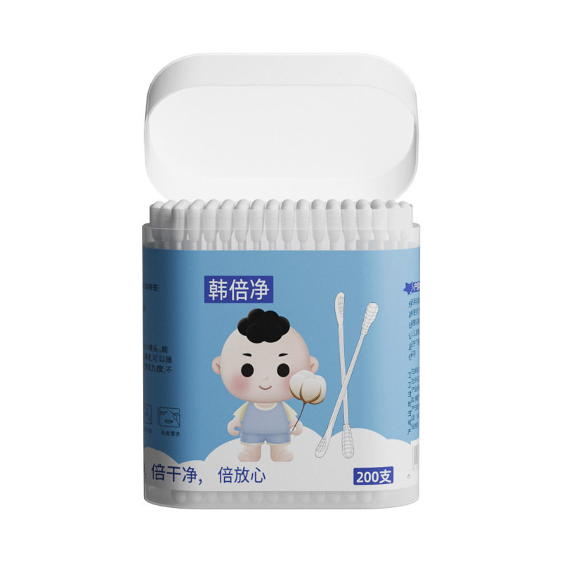 一次性婴儿棉签细小双头幼儿专用
